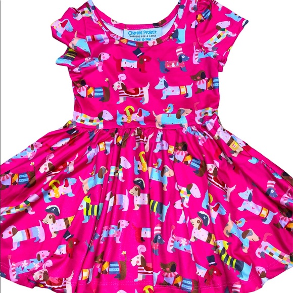 charlies project Other - Charlie’s Project clothing for a cause puppy dog print dress size 12-24 months
